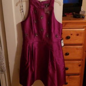 Purple beaded Dress